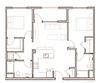 2 bedroom floor plan l Aster Apartments for rent in Dublin CA